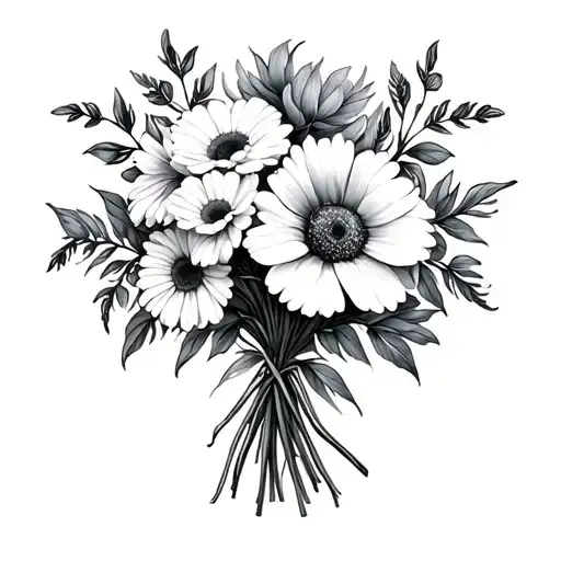 May April June Birth Flower Bouquet