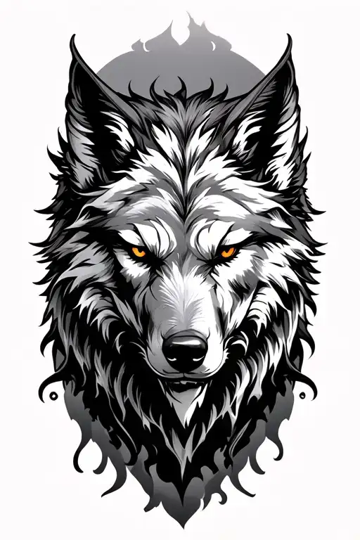 Fenrir Forearm Tattoo With From Treeline