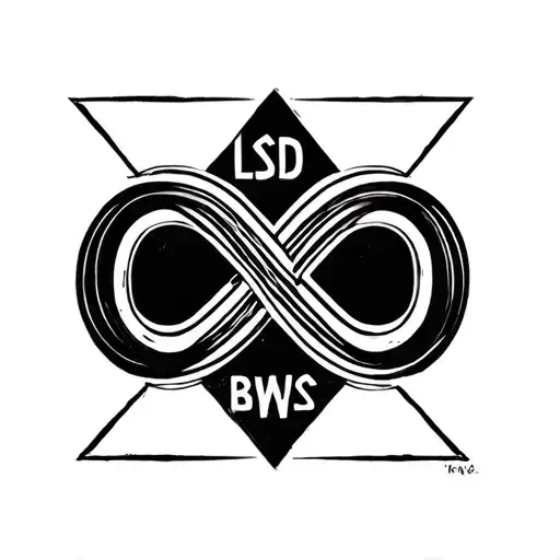 Infinity Symbol With Letters Lsd Bws