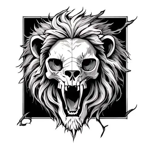 Poison Tree Lion Skull