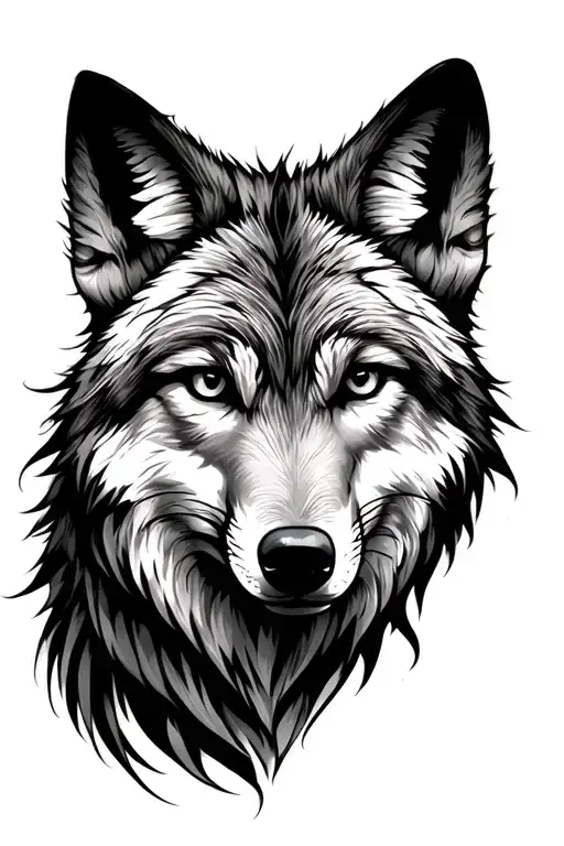 Wolf And Fox Looking