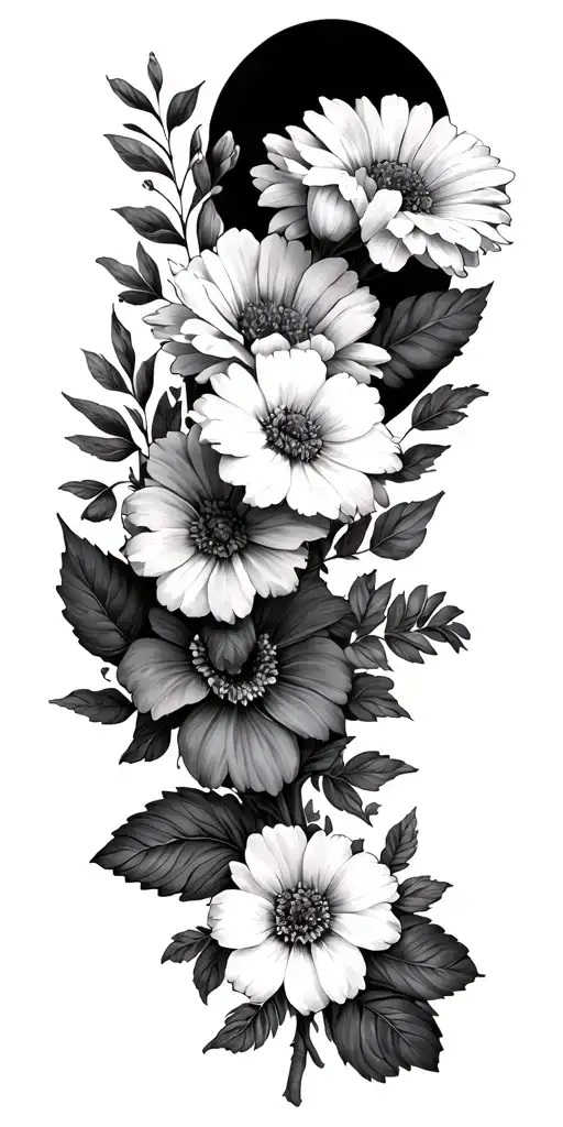 Sleeve Of 2 September 2 February And One July Birth Flowers