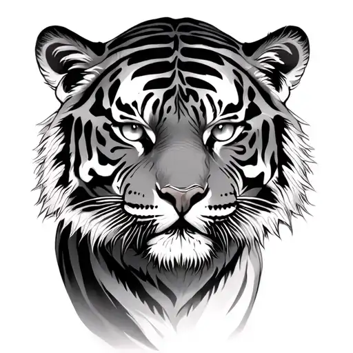 Tiger With Dollar In Eyes