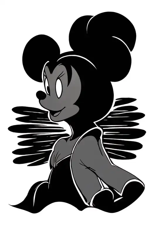 Disney Minimalist Left Arm Cuff Thin Line