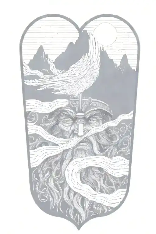 This Is All Part Of Odin's Face