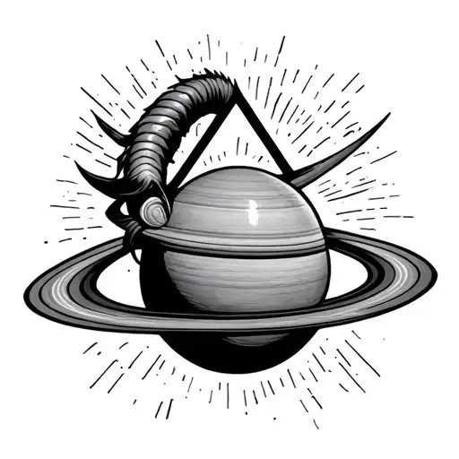 Capricorn Triangle Saturn