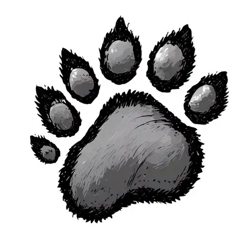 Cat Dog Paw Prints Quote