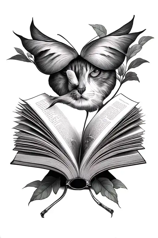 Centerfold Of A Book And Image Leaving It