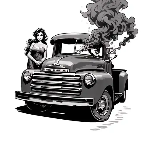 Rollin Smoke Trucker Family Wife