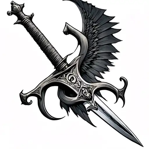 Angle Of Death With Sword