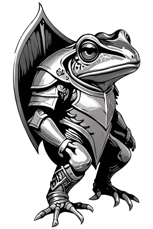 Frog In Templar Armour
