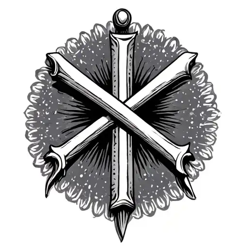 Small Tatto Past Addiction Recovery Symbol