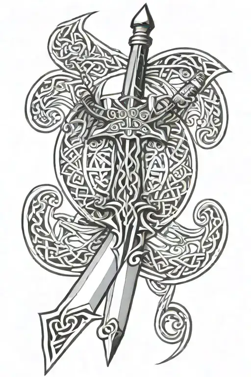 Single Celtic Sword