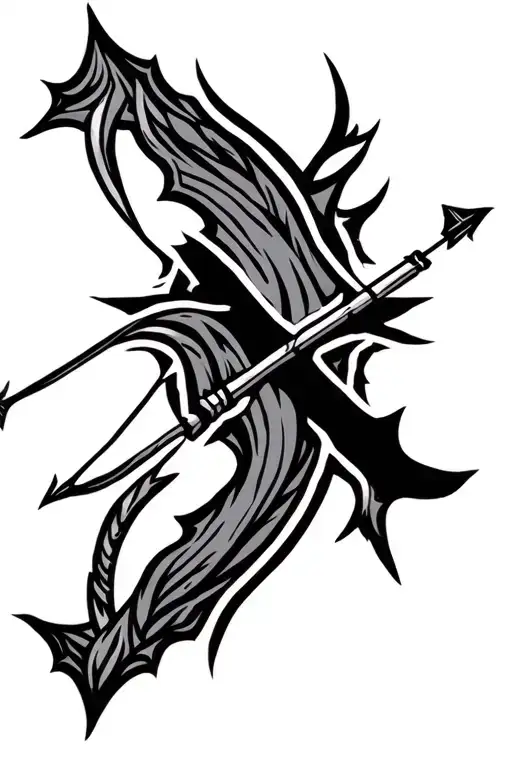 Bow And Arrow Dividing It