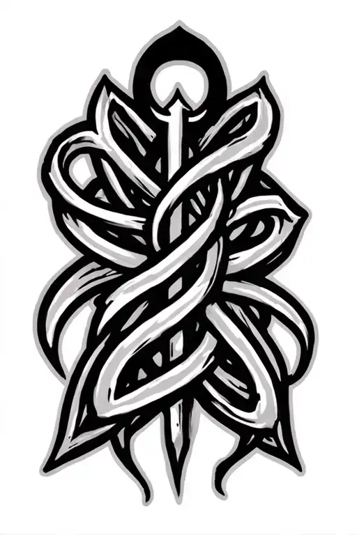 Couquete Suicide Survivor Symbol Intertwined
