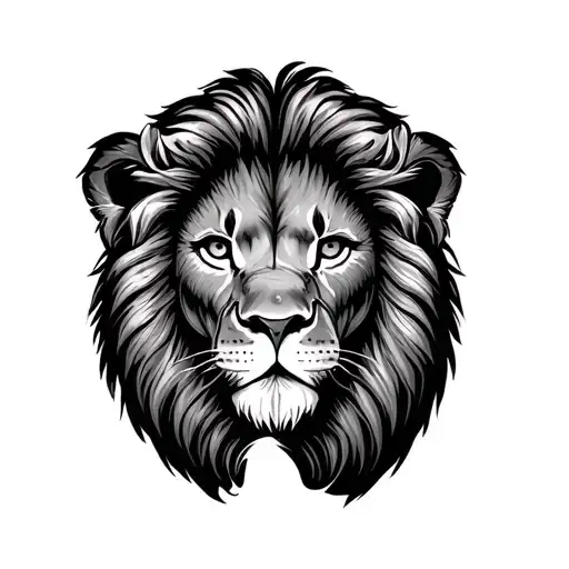 Baby Foot Print With Lion Head