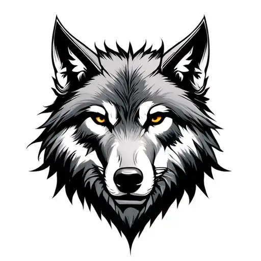 Tatoo Loup Viking Warrior