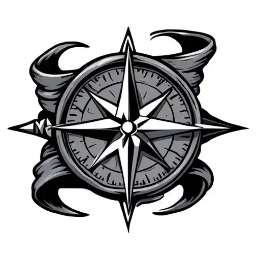 Wraparound Compass Arm Band