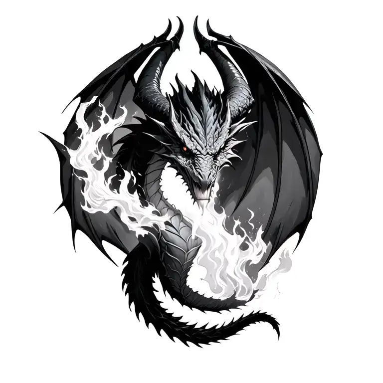 Maleficent Dragon Breathing Fire