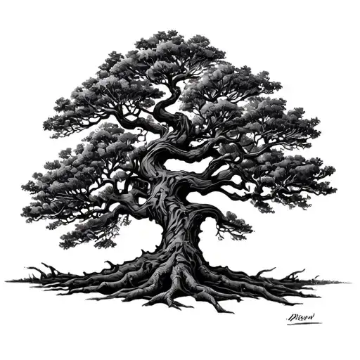 Poisen Tree With Detailed Lines