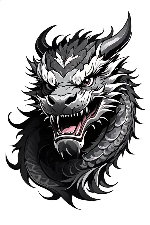 Samurai Foo Dog Dragon