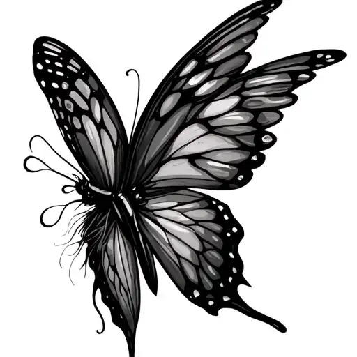 Egale Wing And Butterfly Wing