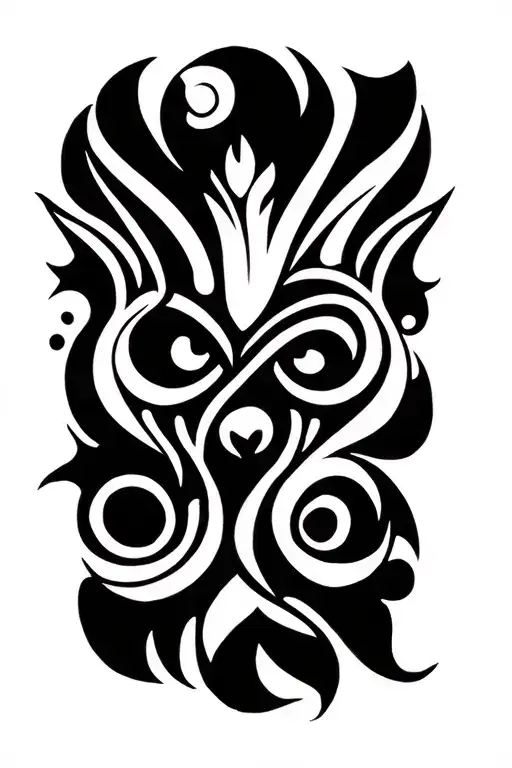 Maori Tribal X Colombian Tribal