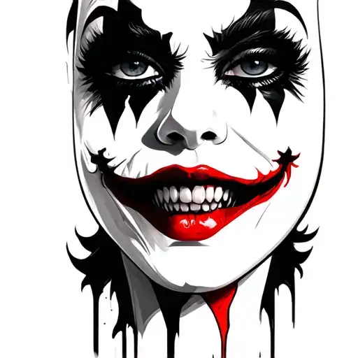 Harley Quinn Joker Face