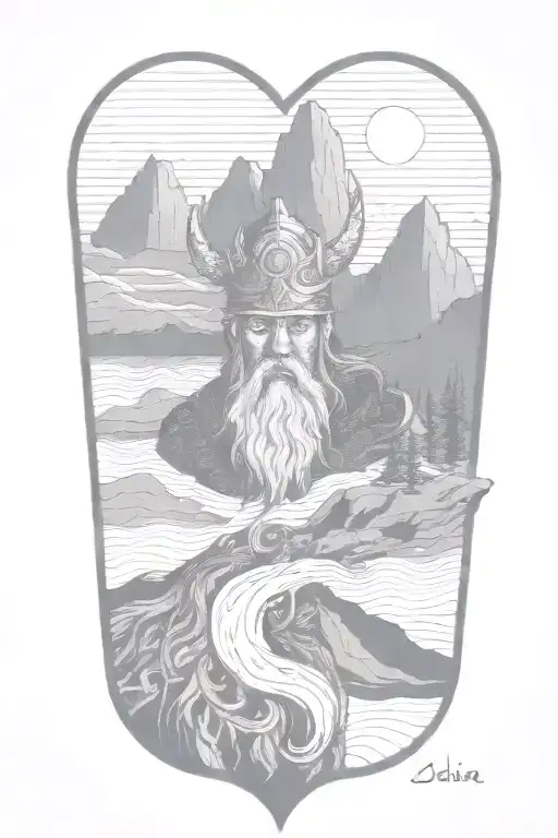 Odin's Face Is Made Up Of All These Elements