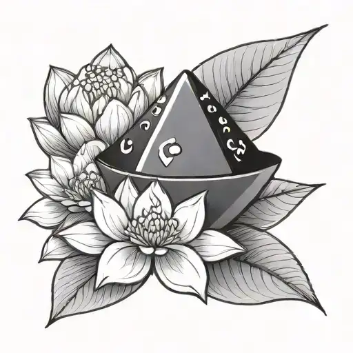 Smiling Onigiri On A Lotus Flower