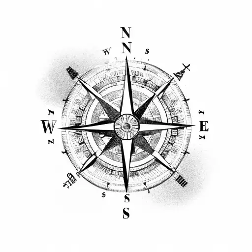 A Compass With Coordinates Leading To Significant Places In The Client's Life