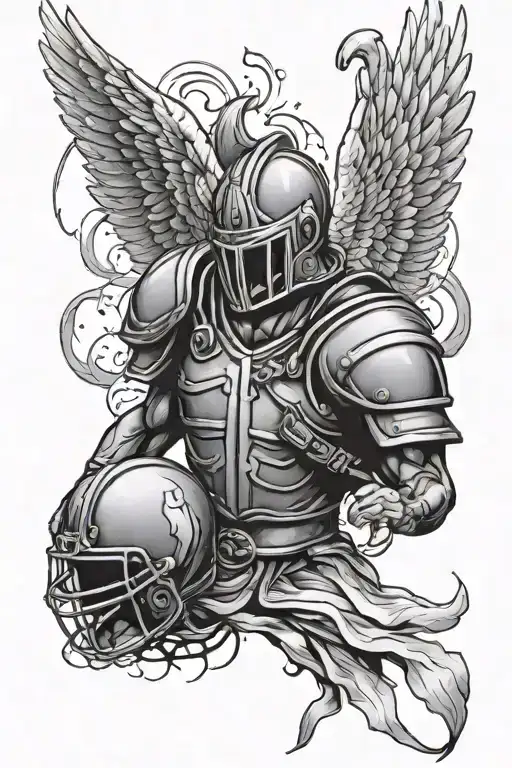 Angel Spartan Football Filler