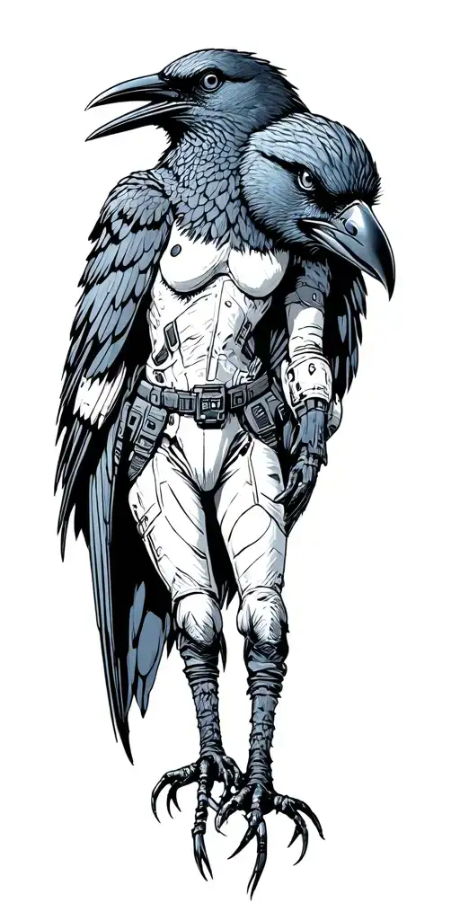 Space Theme Also With A Raven