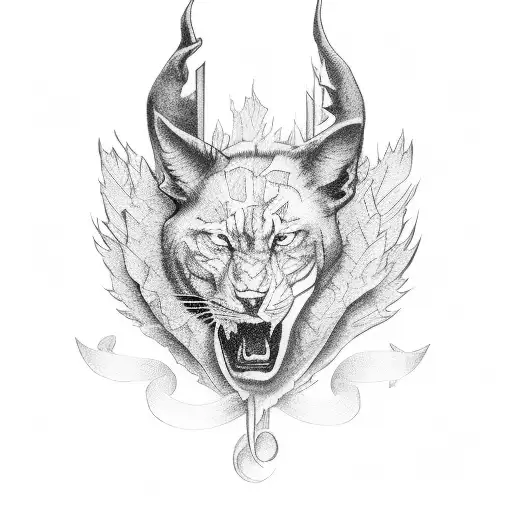 The Letter V In A Rainbow