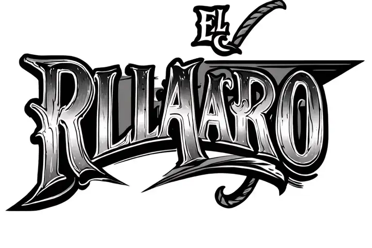 Rancho El Milagro Name In Western Font