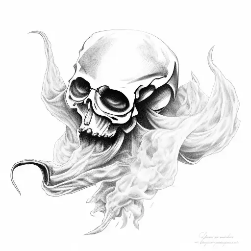 Reaper Shrouded In Smoke