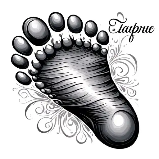 Baby Name Foot Print