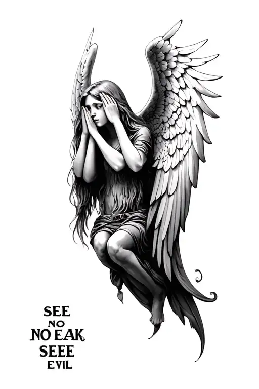 Angel See No Evil Hear See Speak No Evil
