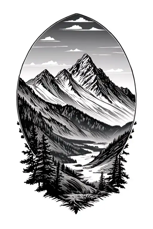 Hunting Mountain Landscape