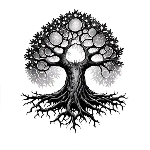 Druid And Tree Of Life