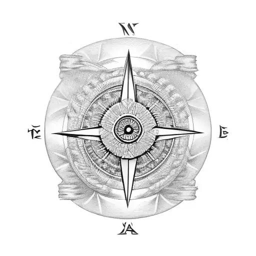 Polynesian-inspired Compass Design
