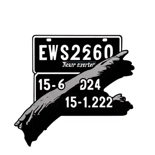 Near Death Experience With Number Plate Ew52610 And A Date From 15-6-2024 To 15-1-2025