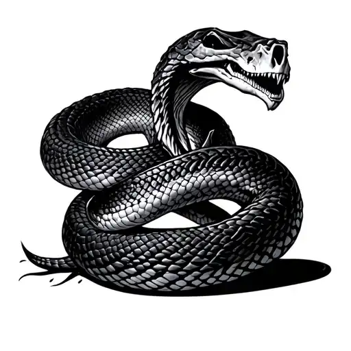 Deathly Hollows With Snake