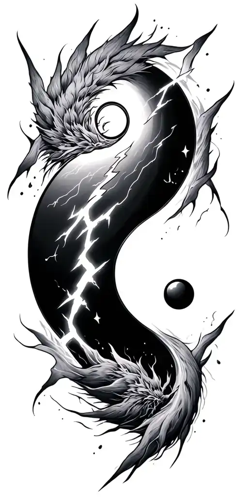 Lightning Yin And Yang
