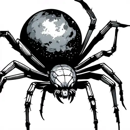 Spider In Space Themed