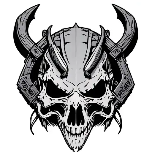 Mythosaur Skull Symbol With Mando'a Writing