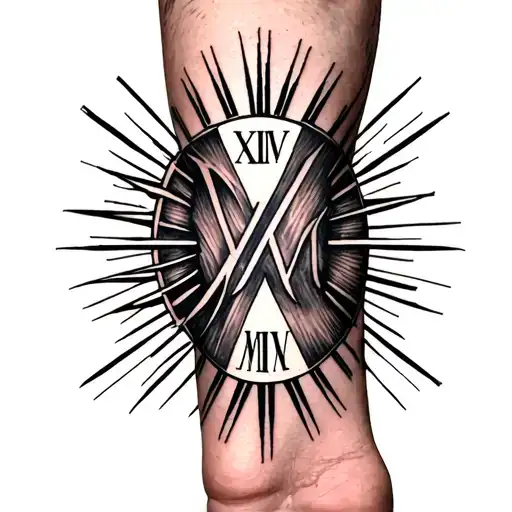 Mmv Roman Numeral Forearm