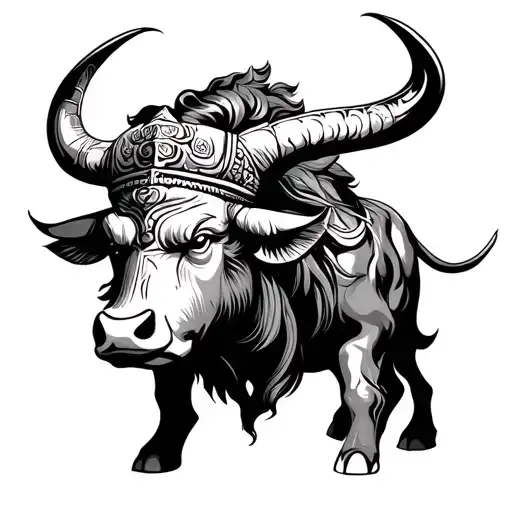 Shiva Bull Mountain Tirshul