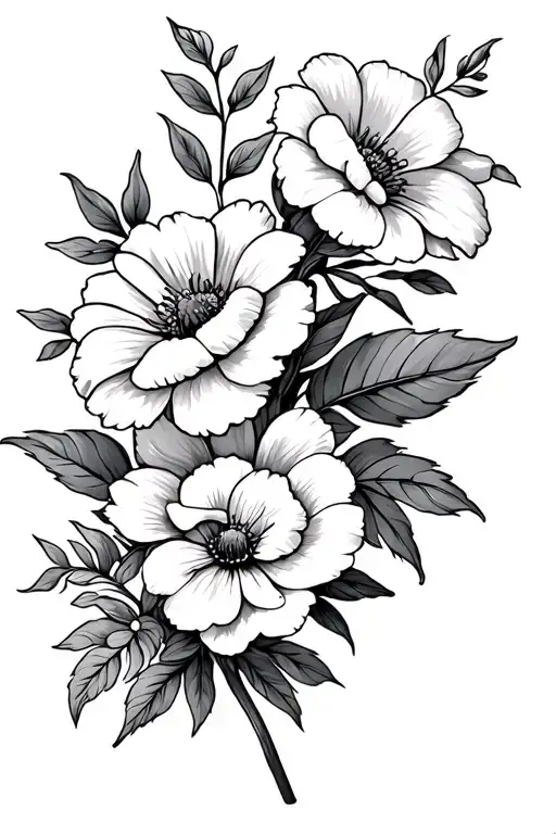 January July And October Birth Flowers