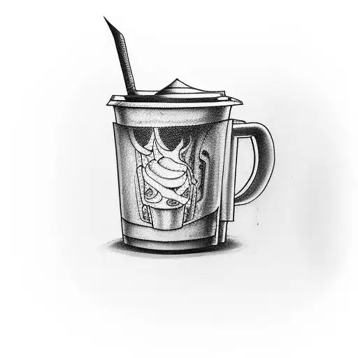 Incorporate A Coffee Cup Into A Tattoo Design Inspired By Mythology